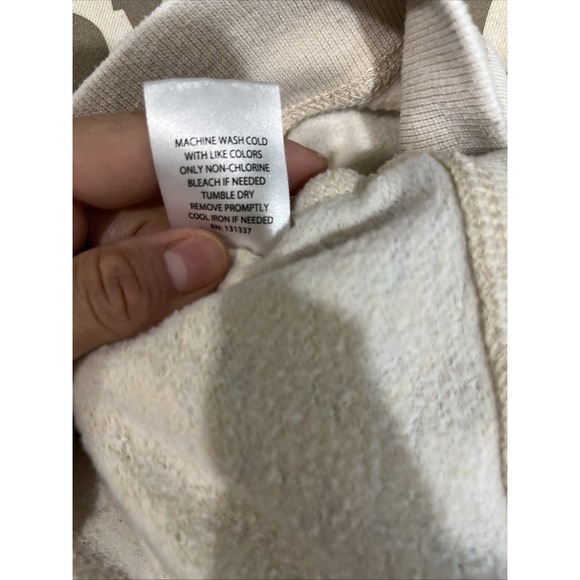 Chicka-d Sweatshirt Womens M Tan Charlie Southern Burnout Heroes Cowboys Western - Picture 6 of 8